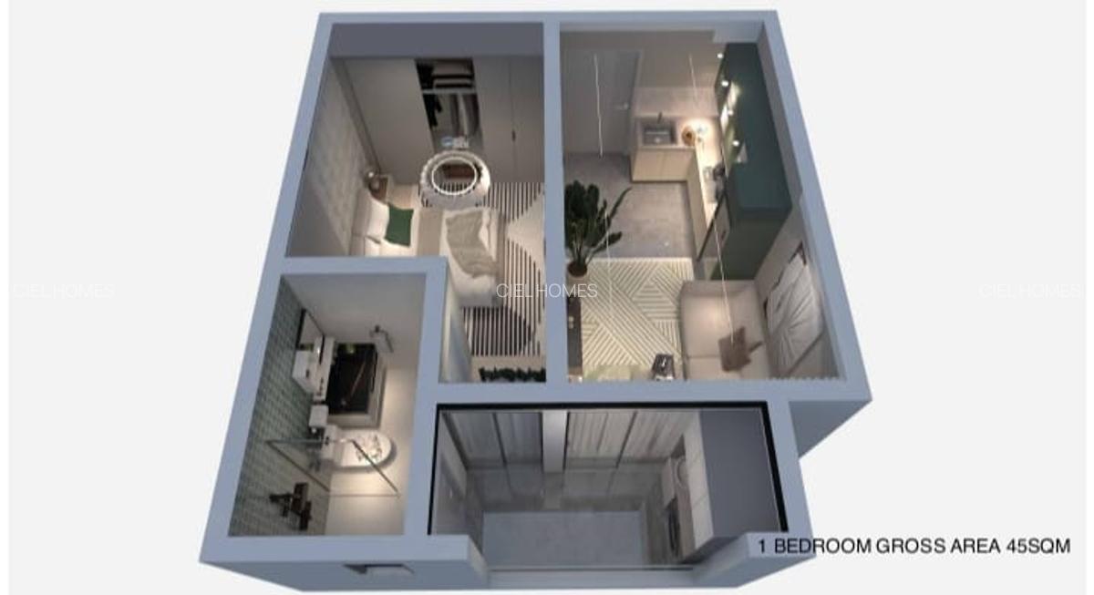 1 Bed Apartment with Swimming Pool at Wood Avenue - 14