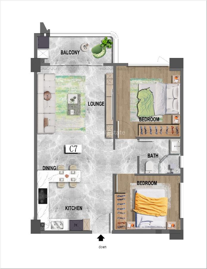 1 Bed Apartment at Riverside Drive - 14