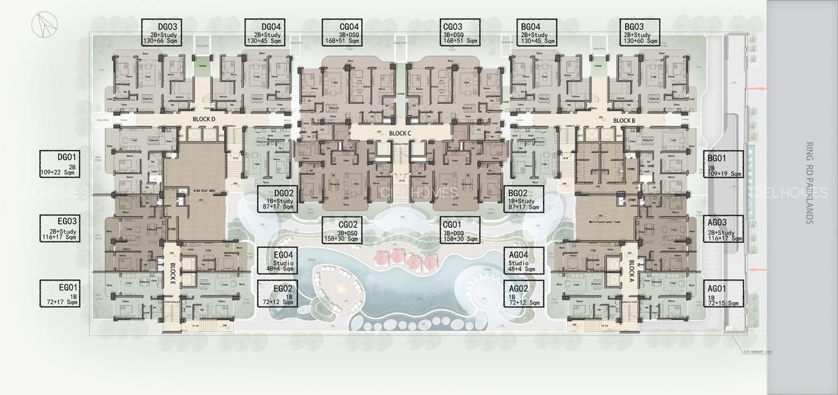 1 Bed Apartment with Swimming Pool at Ring Road - 1