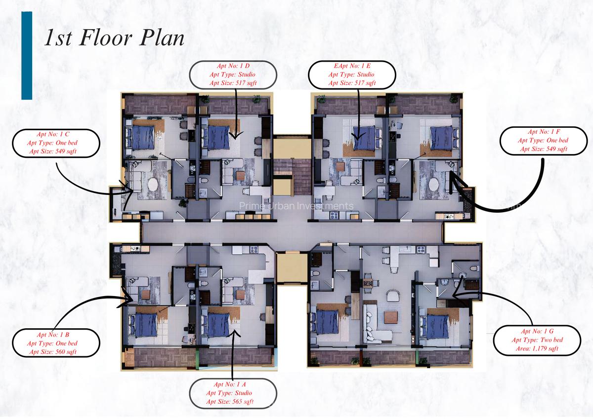 Serviced 1 Bed Apartment with En Suite in Shanzu - 5