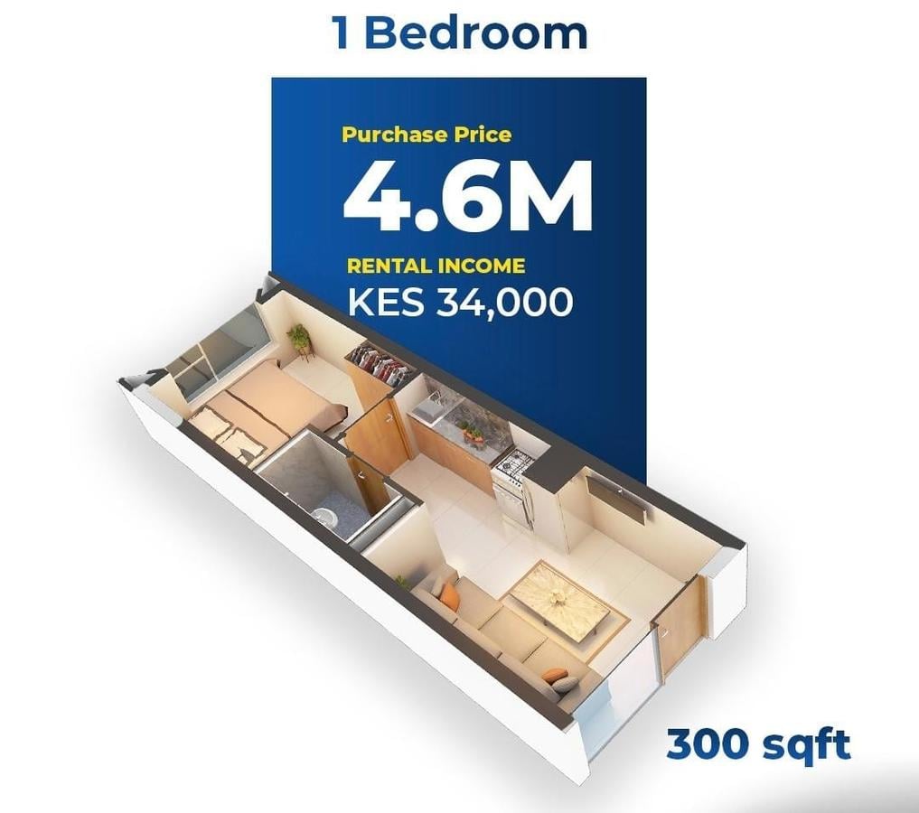 Studio Apartment with En Suite at Ngara - 4