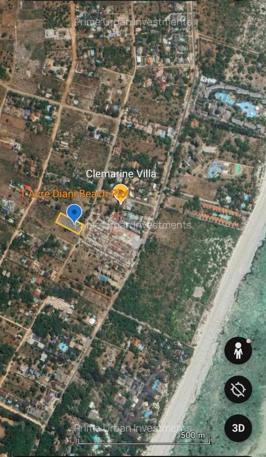 4,047 m² Land at Diani Beach - 1