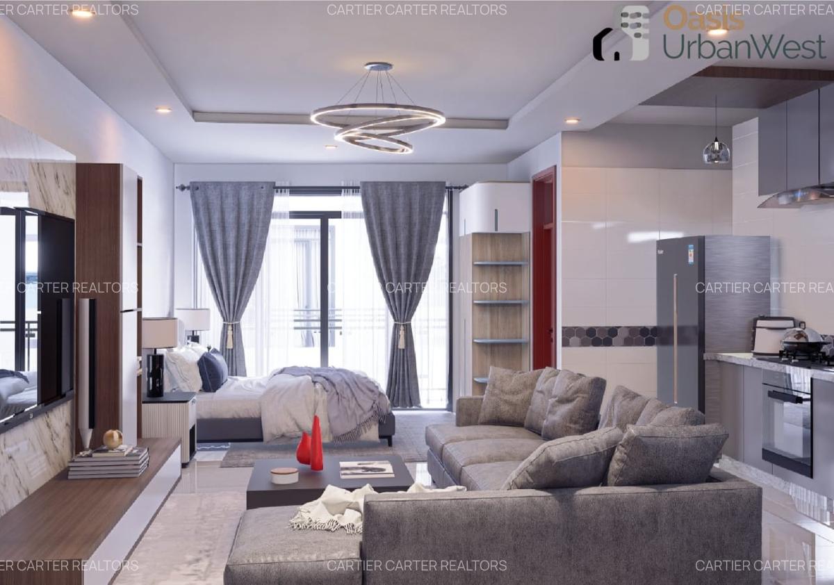 Serviced Studio Apartment with En Suite in Westlands Area - 1