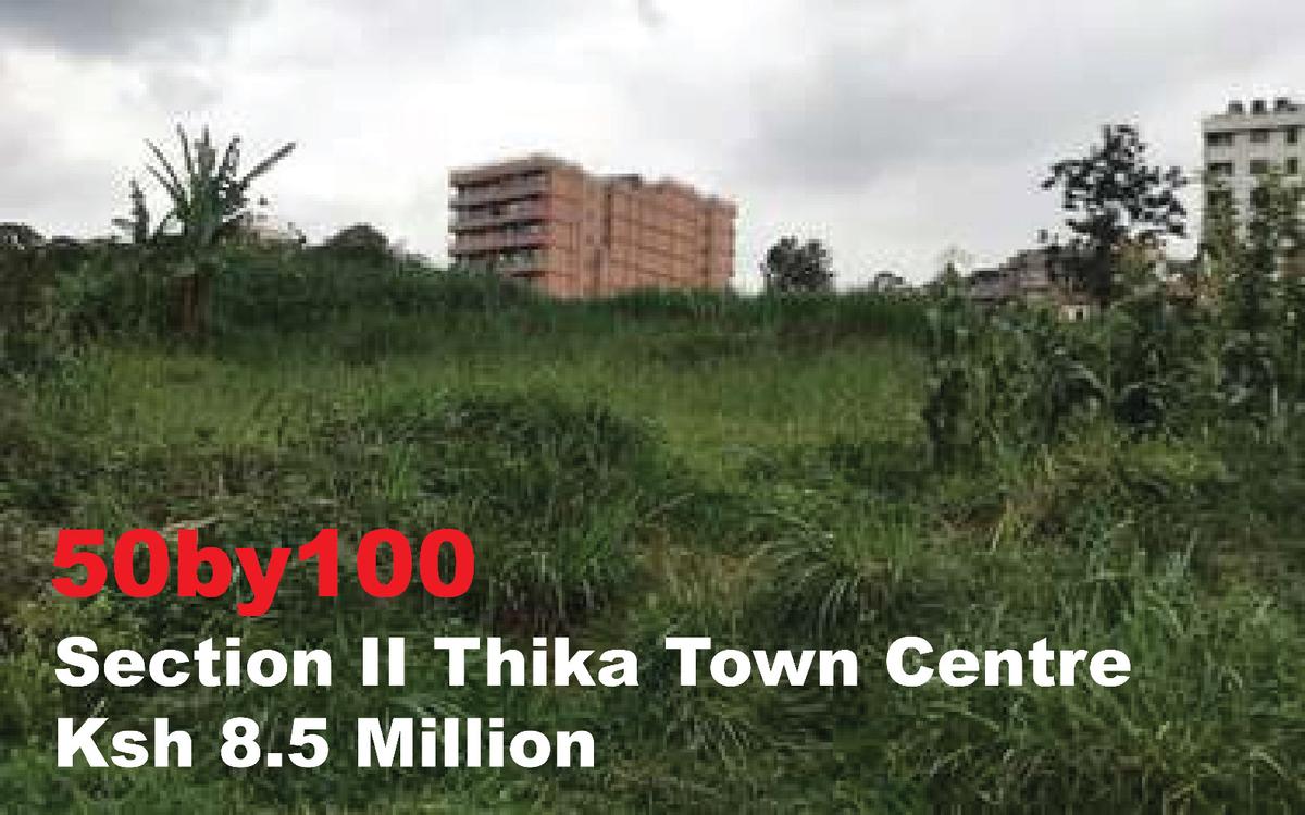 5,000 ft² Commercial Land at Section Ii Thika Town Centre Thika - 1