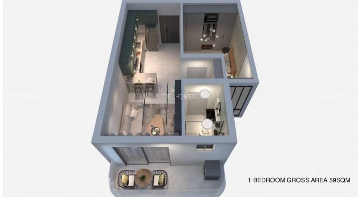 1 Bed Apartment with Swimming Pool at Wood Avenue - 10