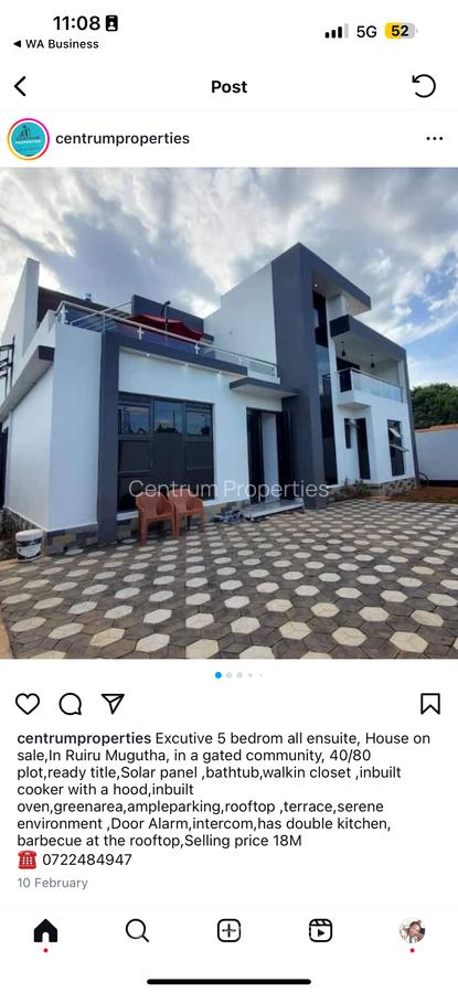 5 Bed Villa with En Suite at Mugutha - 10