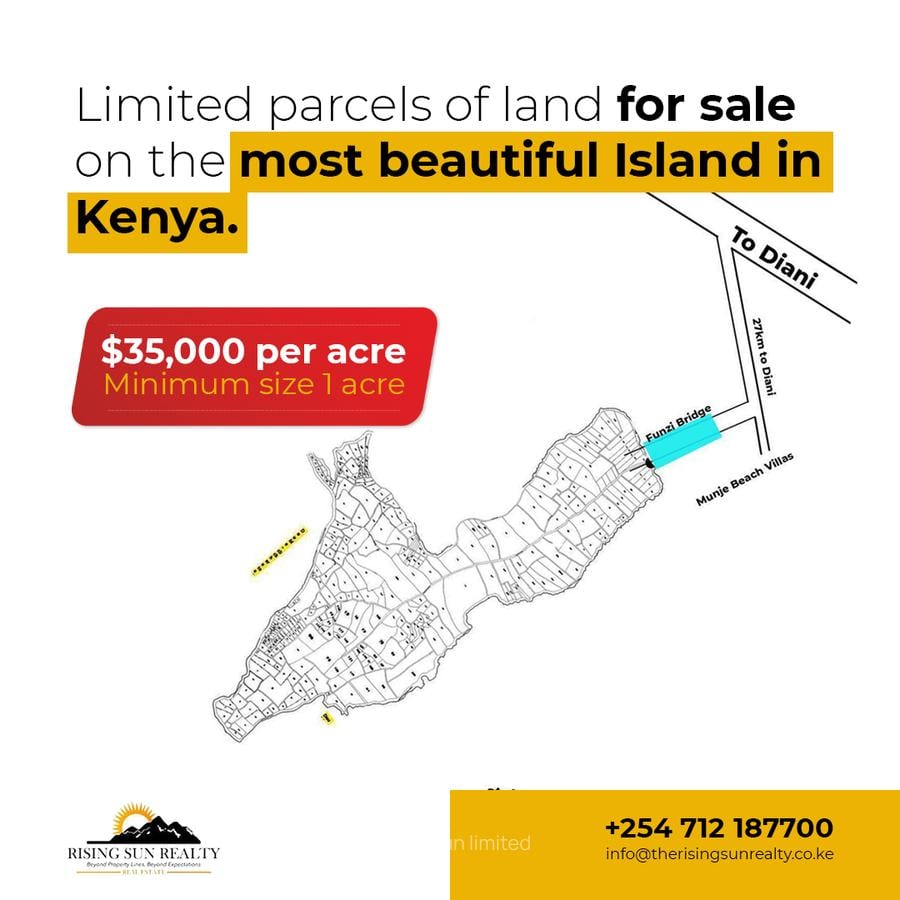 500 ac Land at Land For Sale On Funzi Island - 1