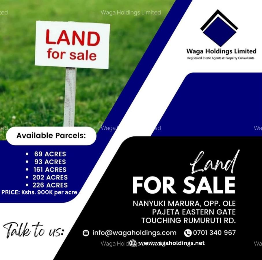 751 ac Land at Opposite Ol Pajeta Eastern Gate - 1