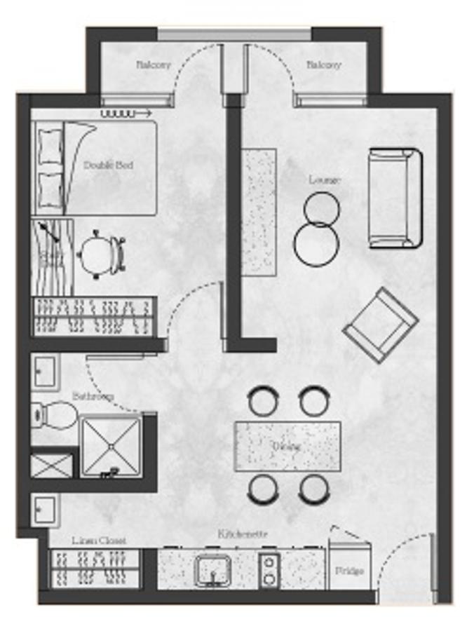 Furnished 1 Bed Apartment with En Suite at Juja Estate Nairobi(Under Construction) - 3