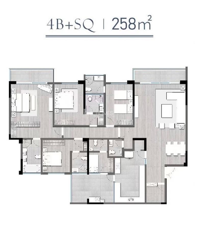 3 Bed Apartment with En Suite at George Padmore - 4