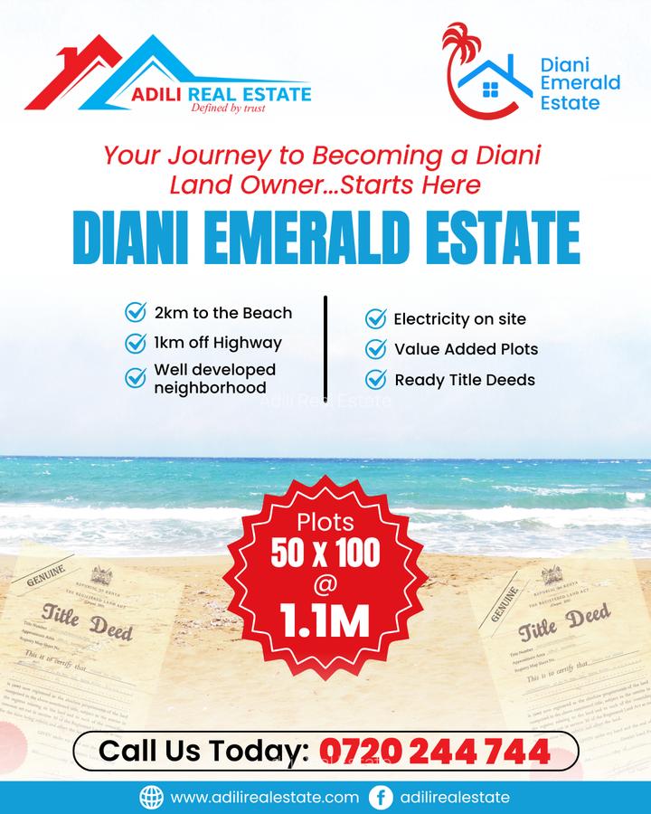 820 m² Land at Diani Emerald Estate - 7