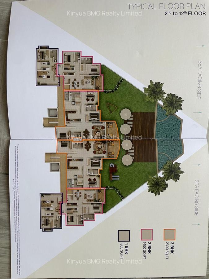 Serviced 3 Bed Apartment with En Suite at Nyali Bliss - 2