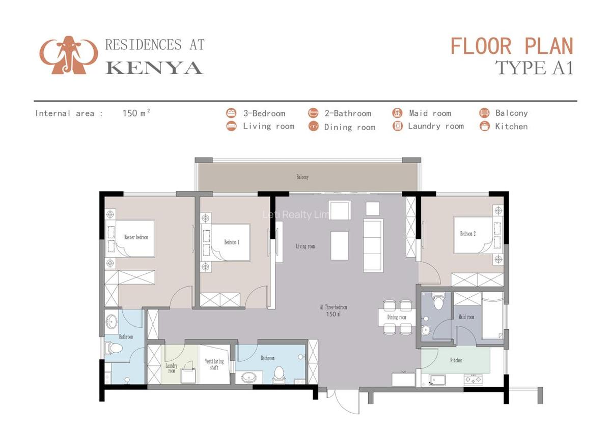 1 Bed Apartment with En Suite in Kileleshwa - 11