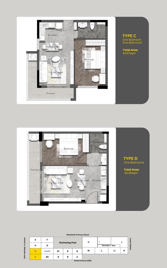3 Bed Apartment with Swimming Pool in Westlands Area - 13