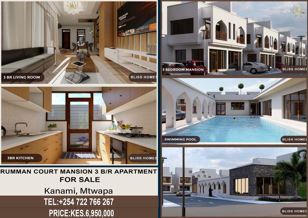 3 Bed Apartment with En Suite at Kanamai Area