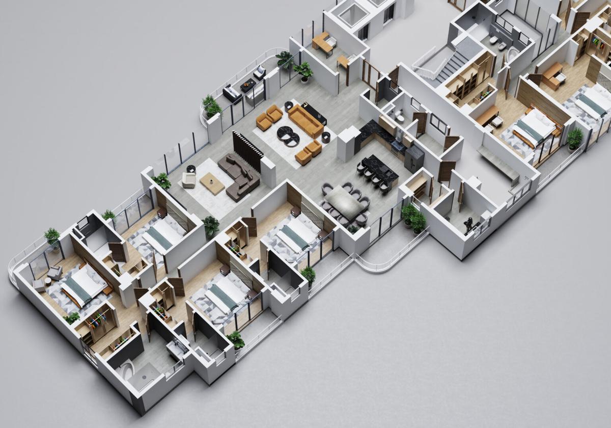 Serviced 4 Bed Apartment with En Suite at Peponi Road Spring Valley - 7