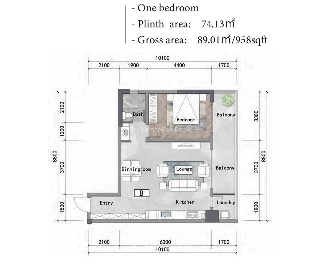 2 Bed Apartment with En Suite in Westlands Area - 3