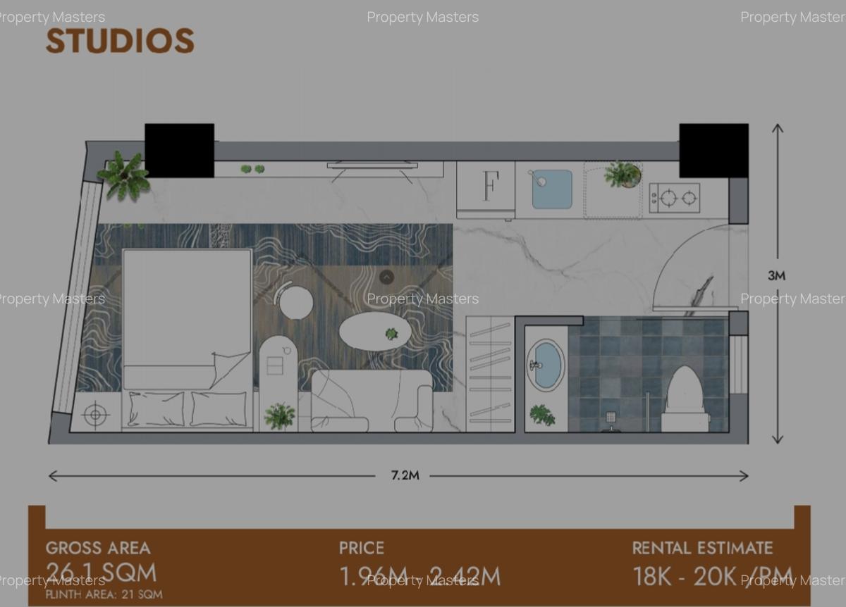 Studio Apartment with Swimming Pool at Lower Kabete - 10