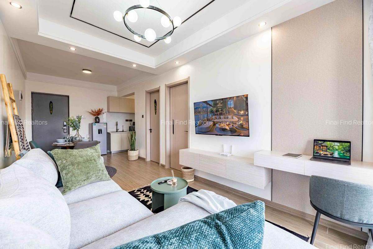 Furnished 1 Bed Apartment with Swimming Pool in Kilimani - 5