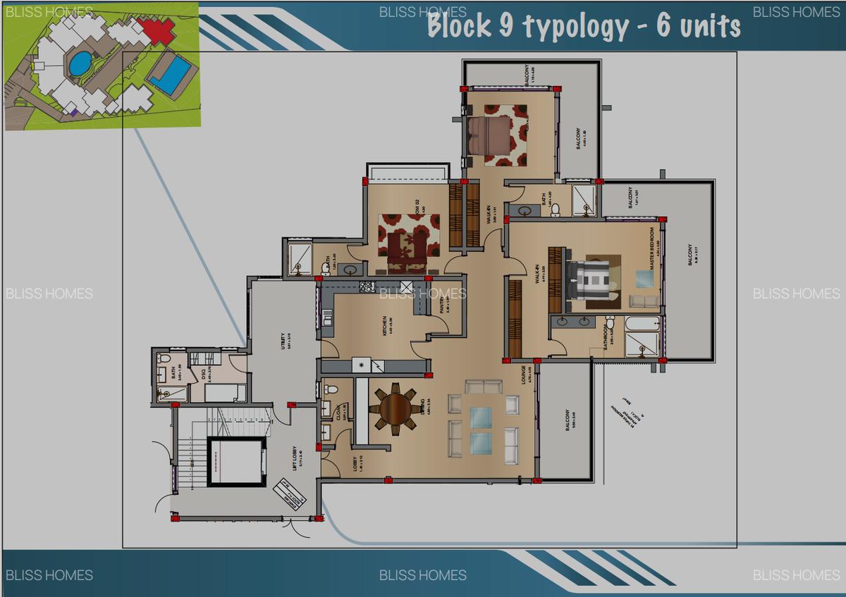 3 Bed Apartment with En Suite at Nyali - 10