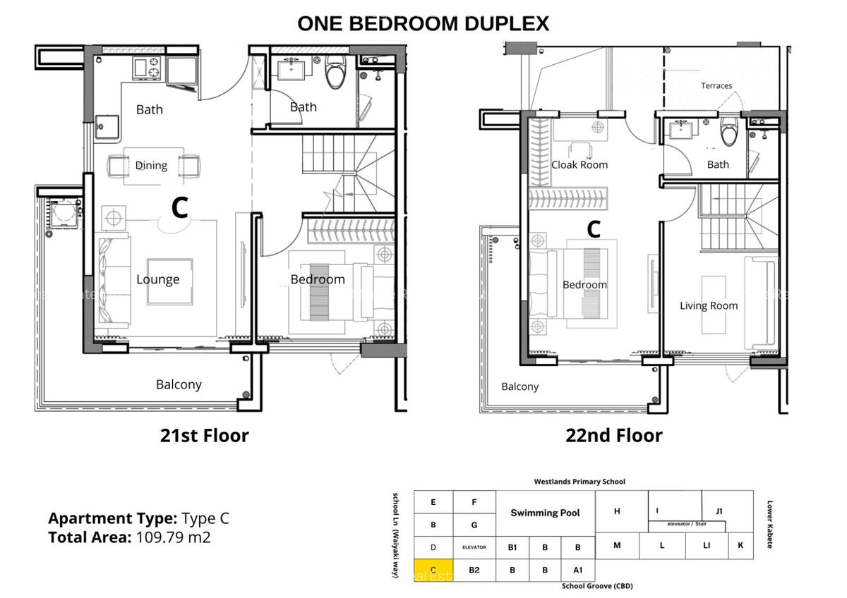 1 Bed Apartment with Swimming Pool in Westlands Area - 16