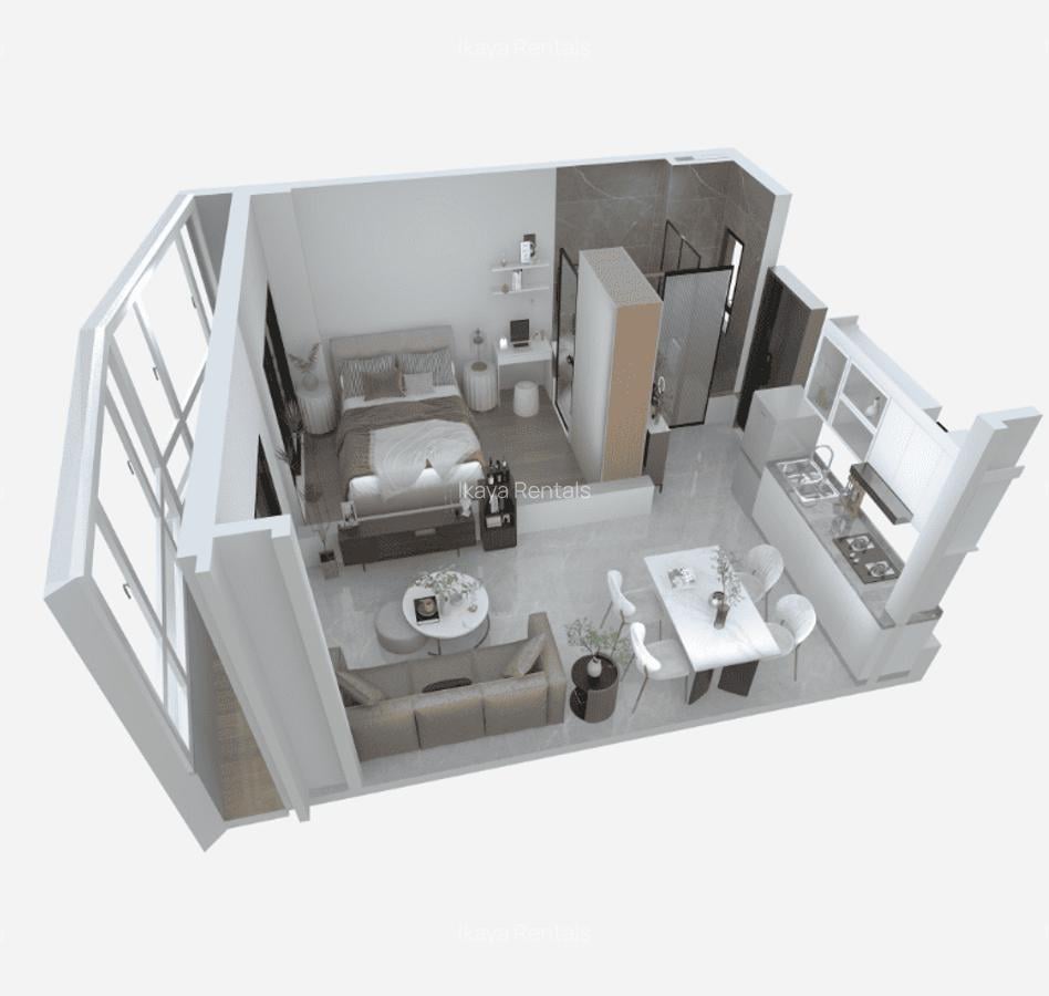 1 Bed Apartment with En Suite at Lower Kabete Road - 1