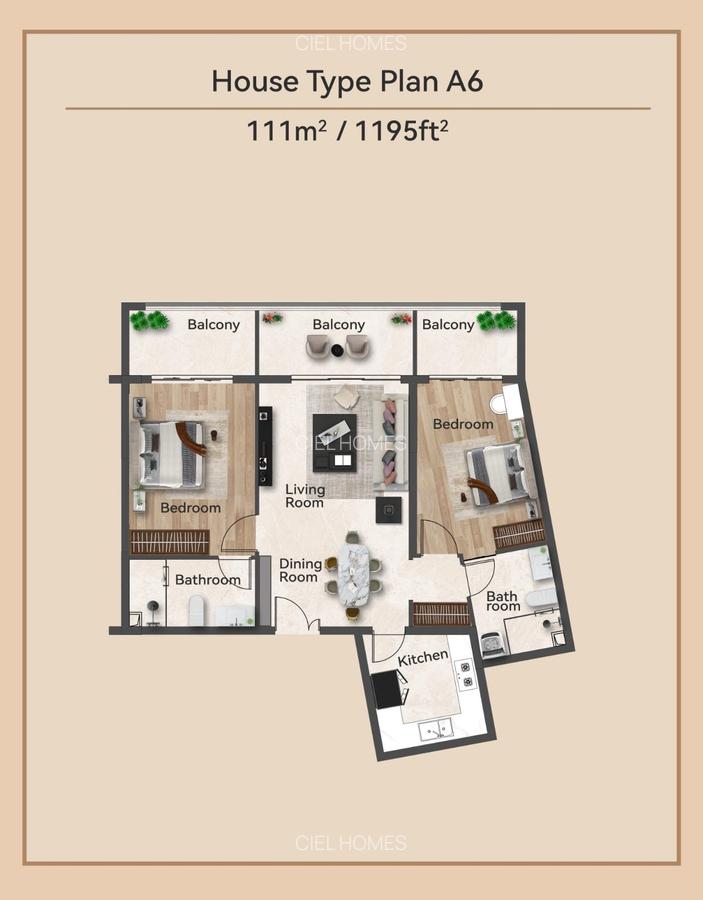 1 Bed Apartment with Swimming Pool at Vihiga Road - 5