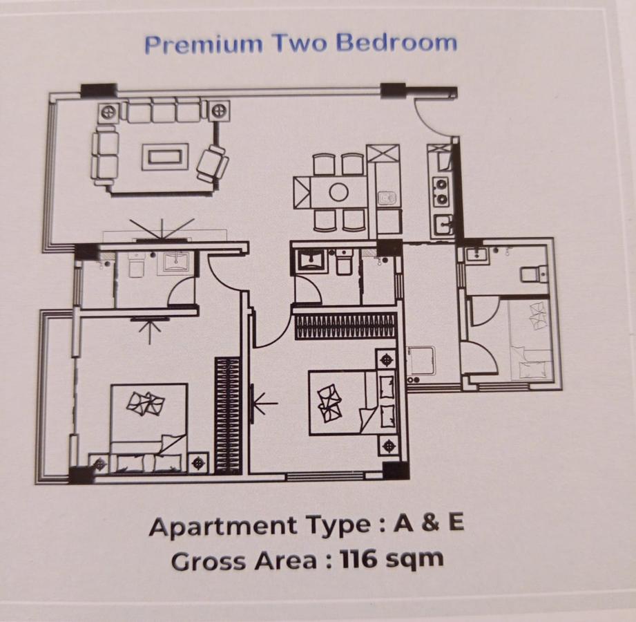 1 Bed Apartment with Swimming Pool at Muthithi Road - 7