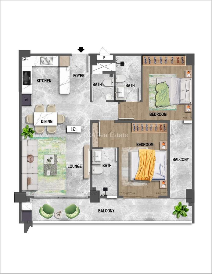 1 Bed Apartment at Riverside Drive - 9