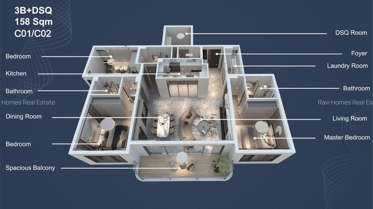 3 Bed Apartment with En Suite at Ring Rd Parklands - 4