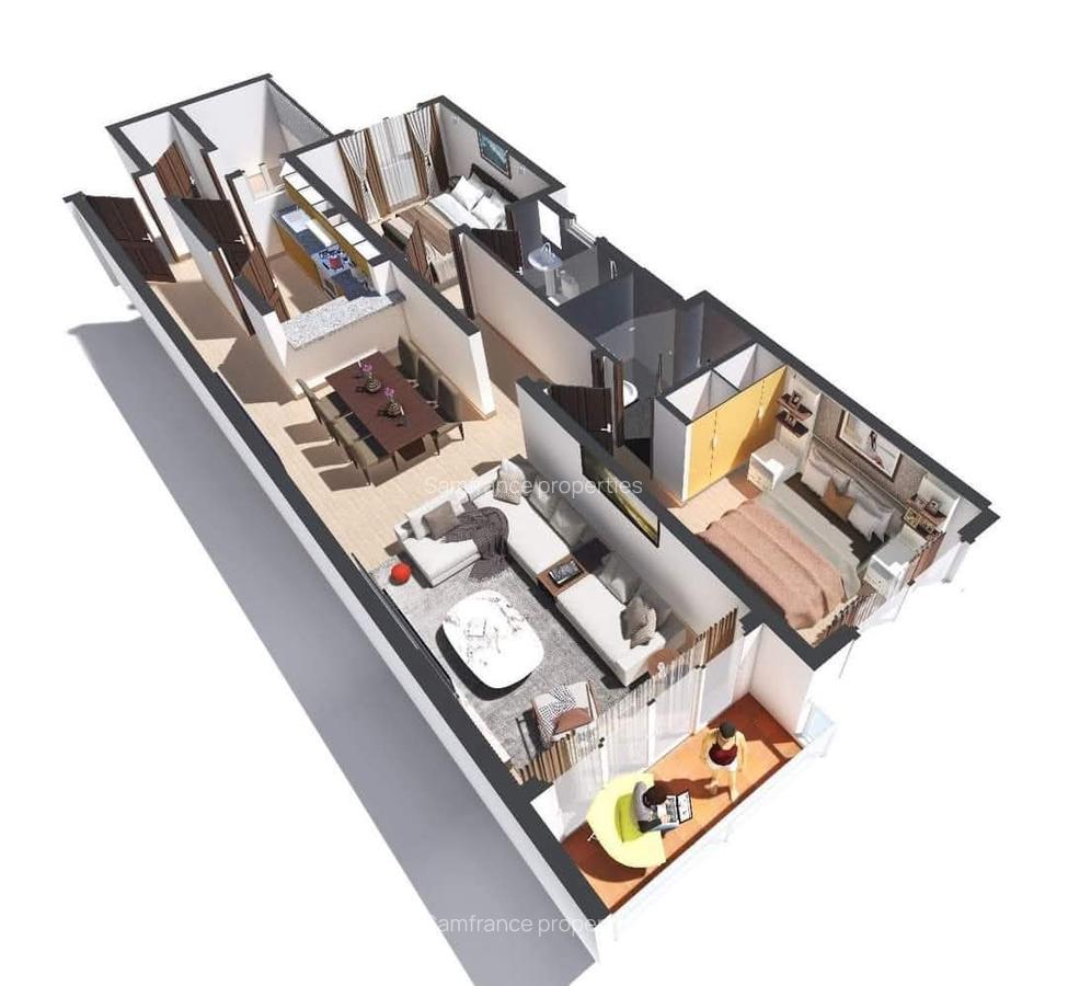 3 Bed Apartment with En Suite at Parklane - 3