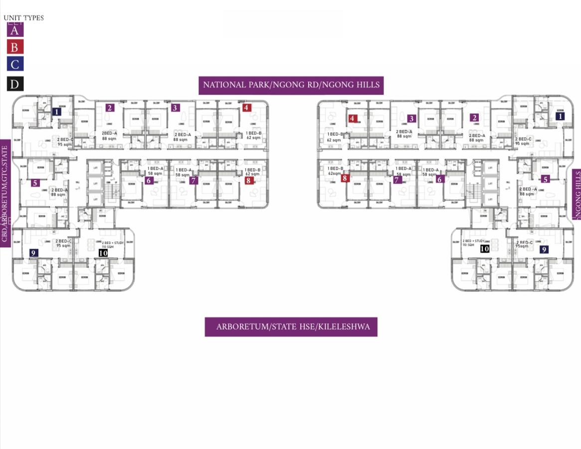 1 Bed Apartment with Swimming Pool in Kilimani - 1