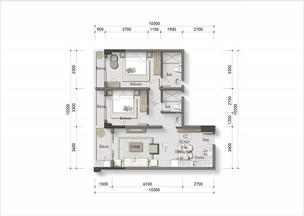 2 Bed Apartment with En Suite in Westlands Area - 16