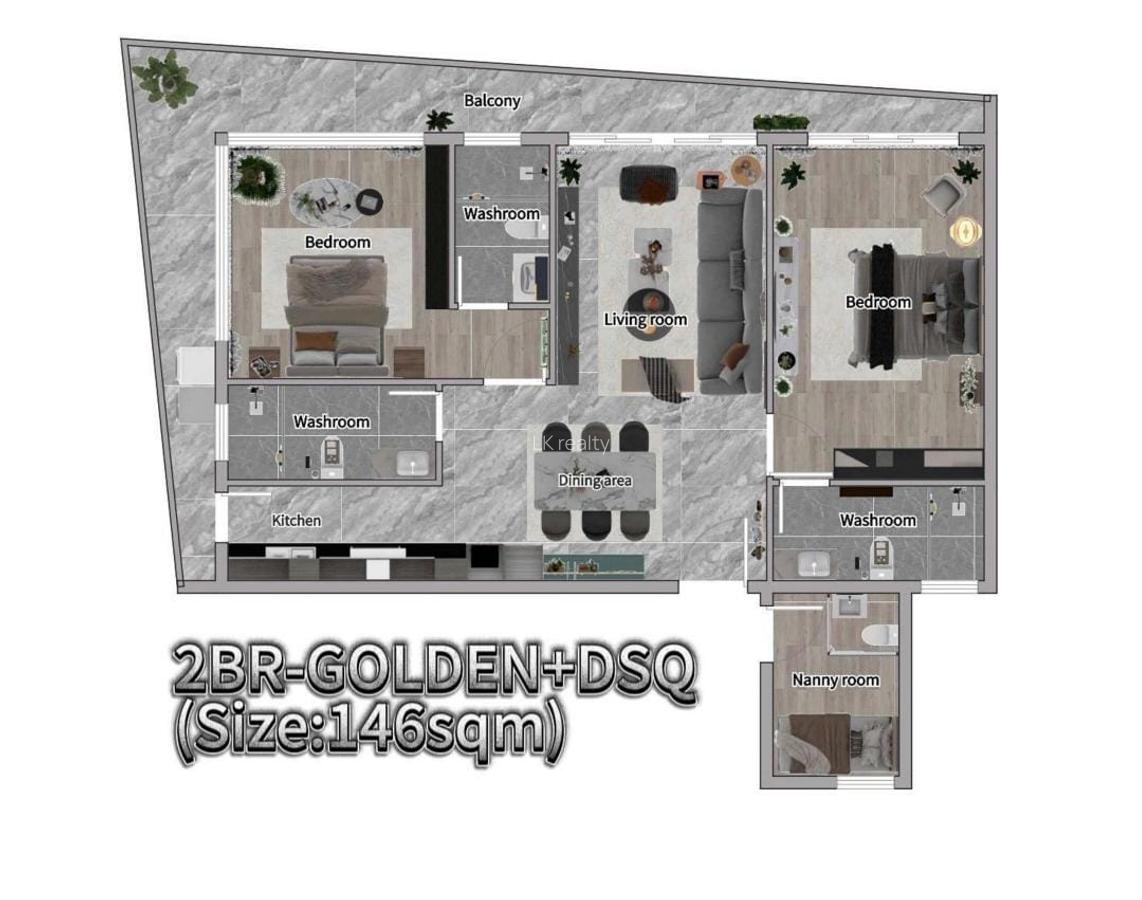 2 Bed Apartment with En Suite at Westlands Road - 1