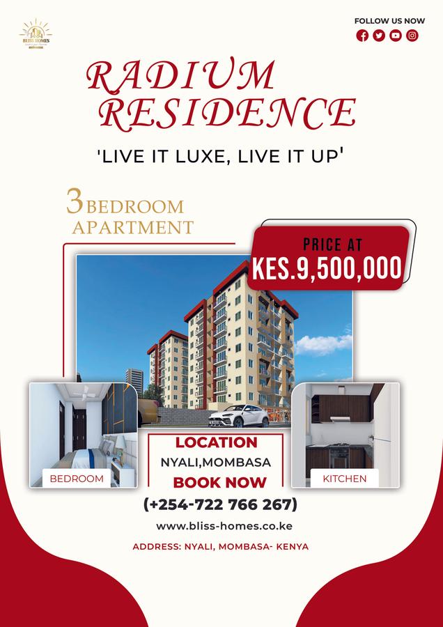 3 Bed Apartment with En Suite at Nyali Road - 1