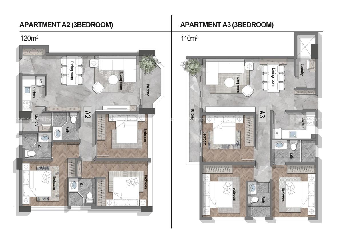 1 Bed Apartment with En Suite at Mbaazi Road - 2