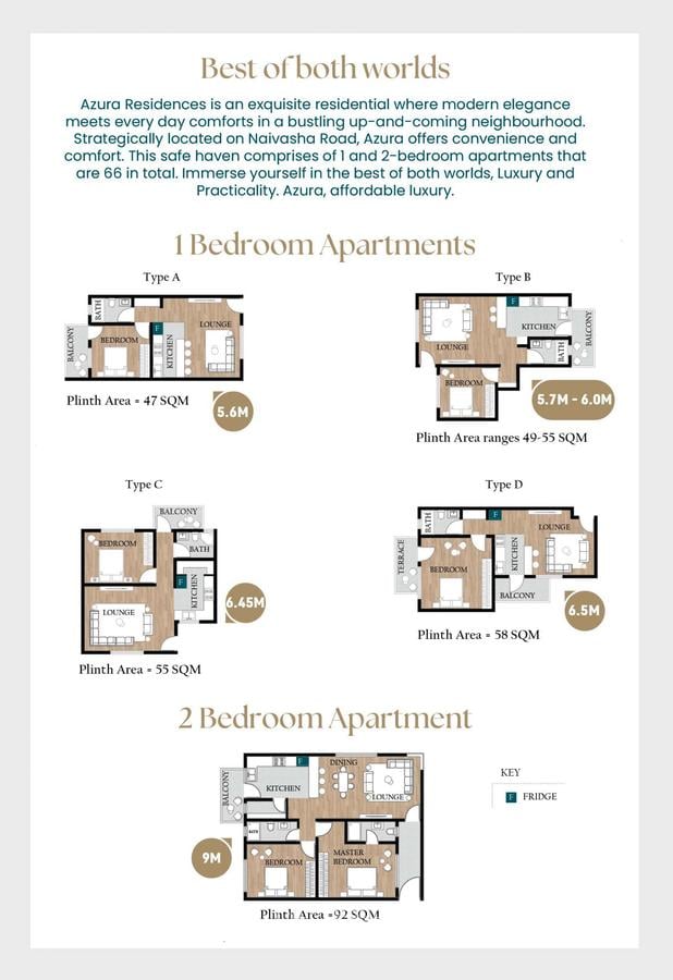 1 Bed Apartment with Gym at Naivasha Road - 1
