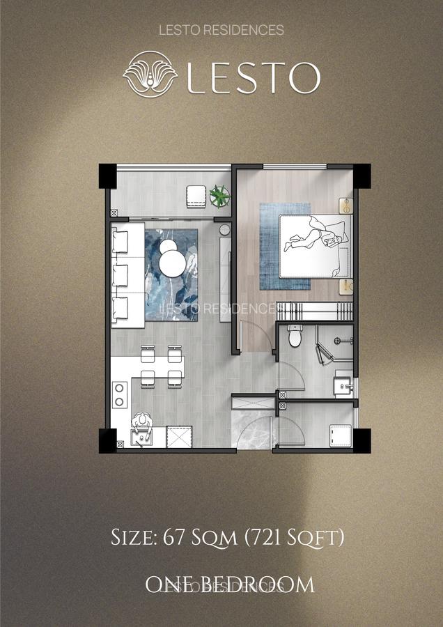 1 Bed Apartment with En Suite at Ojijo Close - 2