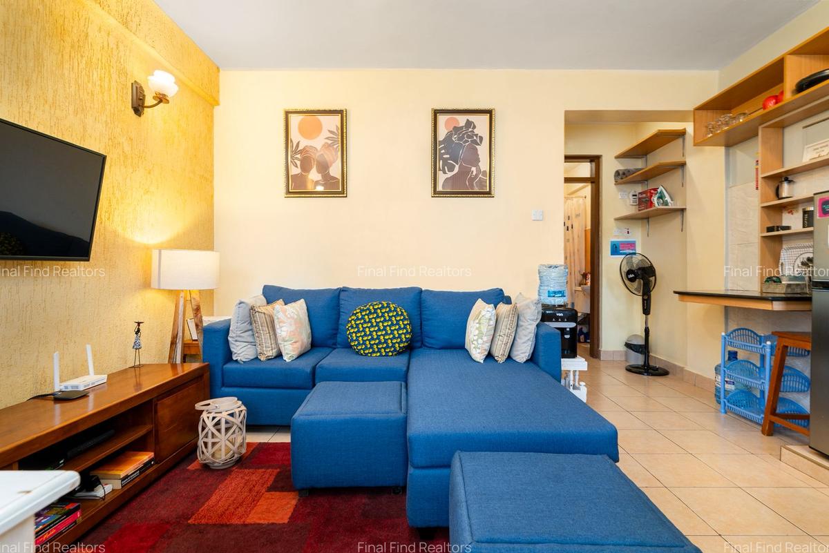 Furnished 1 Bed Apartment with Backup Generator in Westlands Area - 2