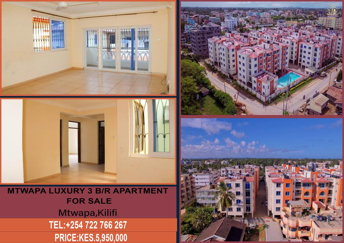 3 Bed Apartment with En Suite at Mtwapa - 1