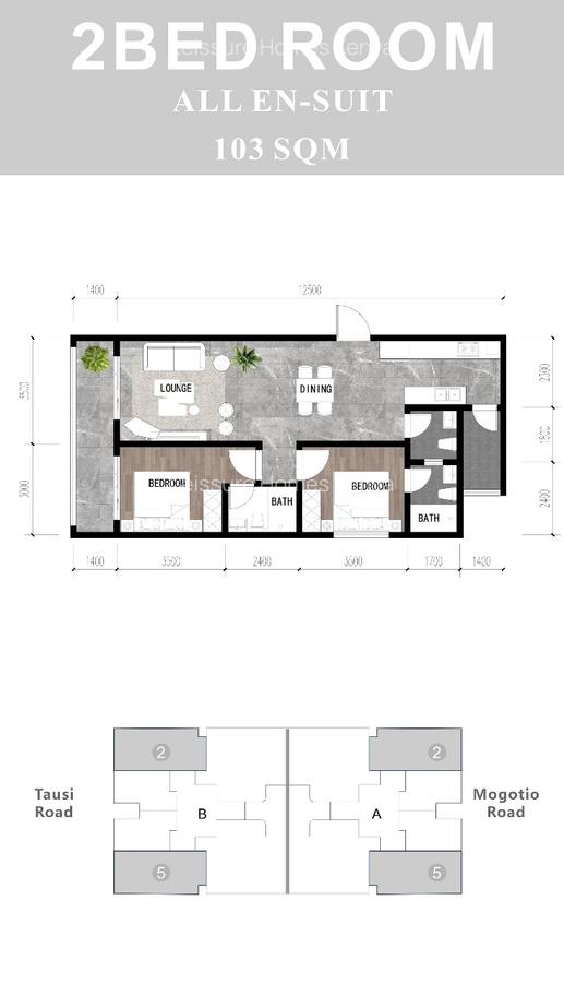 1 Bed Apartment with Swimming Pool at Mogotio Road - 12