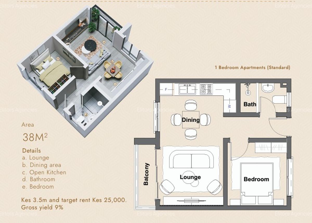 1 Bed Apartment with En Suite at Ruiru Kamiti Road - 6
