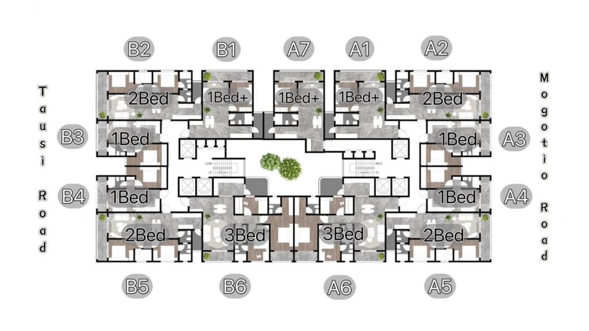 3 Bed Apartment with Swimming Pool at Mogotio Road - 13