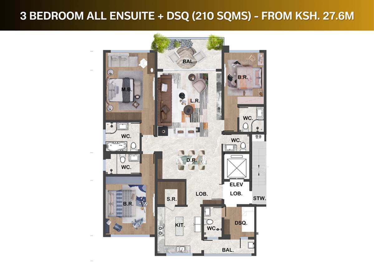 Gaia Brookside by Wonder Properties in Brookside, Nairobi - 4