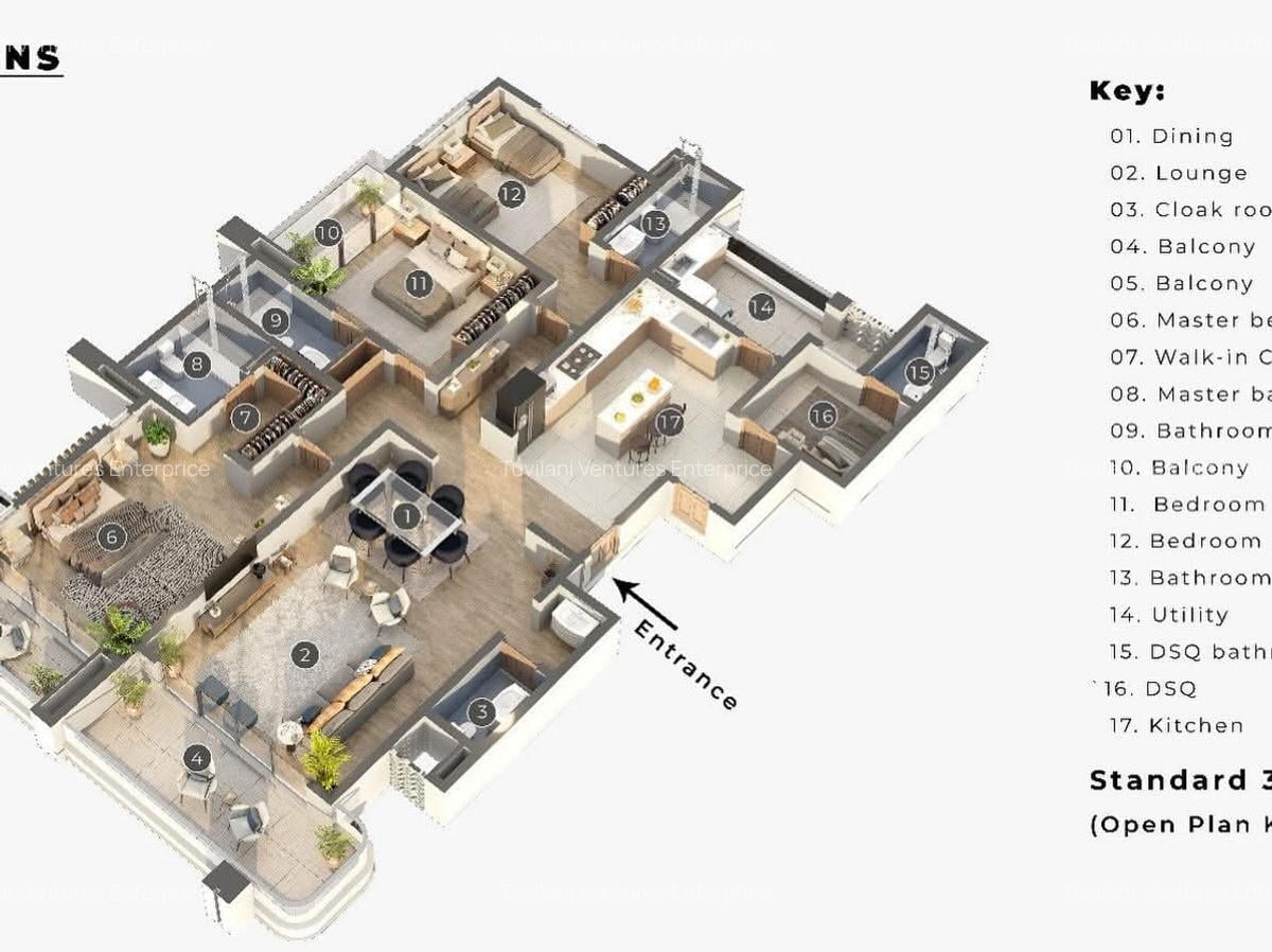 3 Bed Townhouse with En Suite at Nyali Mombasa - 13