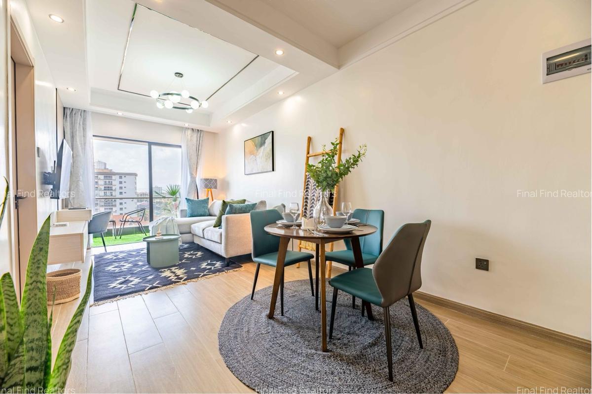 Furnished 1 Bed Apartment with Swimming Pool in Kilimani - 12