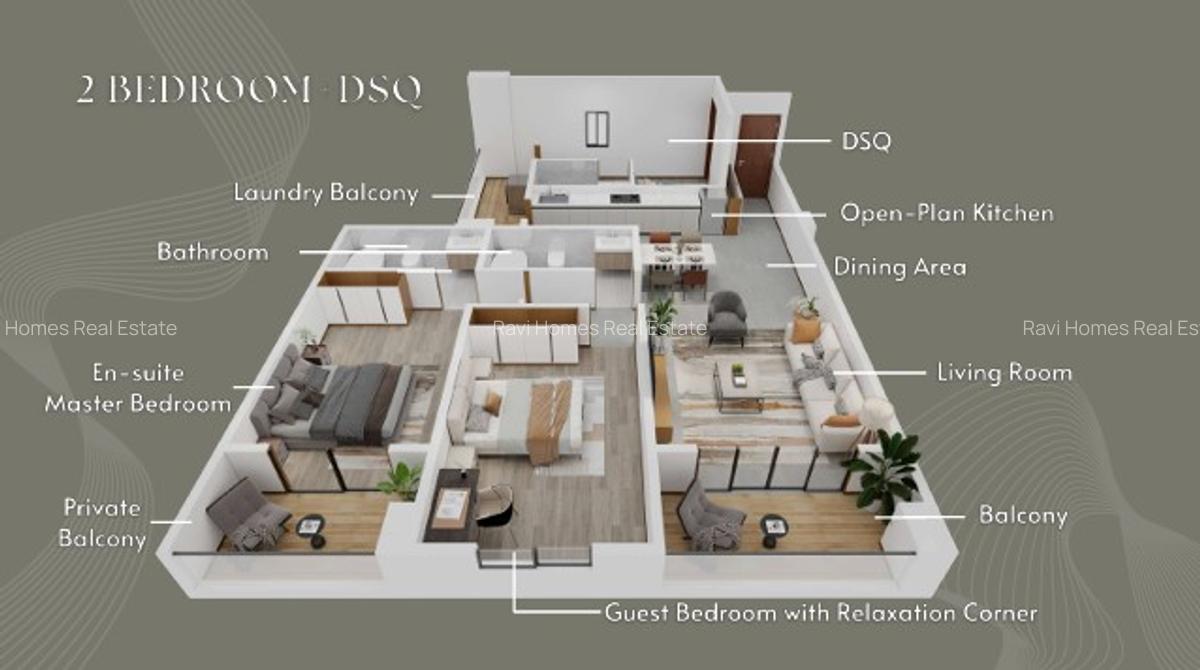 2 Bed Apartment with En Suite in Westlands Area - 11