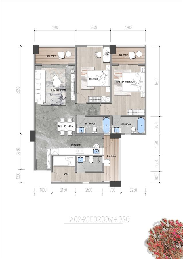 2 Bed Apartment with En Suite at Brookside Drive - 2