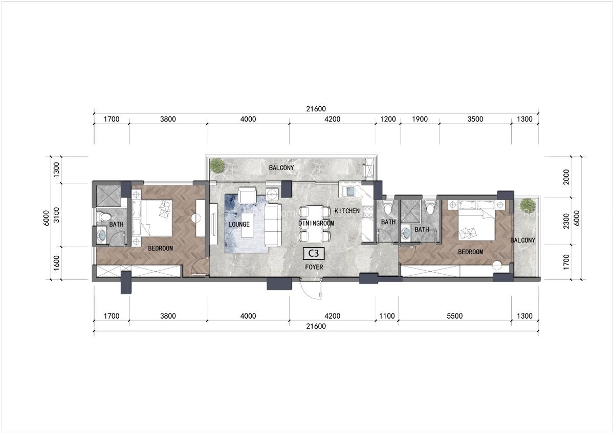 1 Bed Apartment with Swimming Pool in Lavington - 12