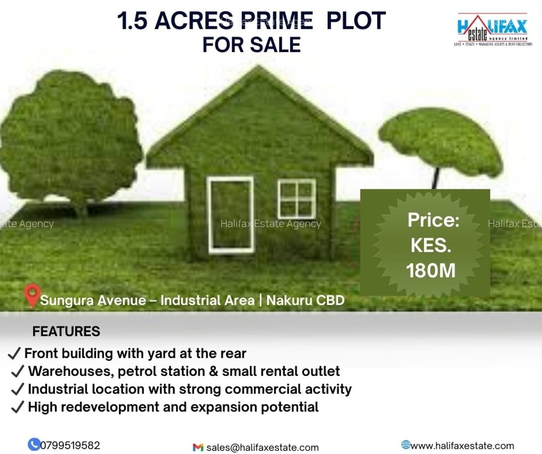 1.5 ac Land in Nakuru - 1